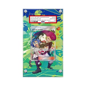 Jessie & James 68/68 Pokémon Extended PSA Artwork Protection Cartes Vitrine