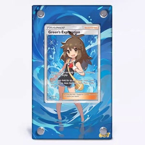 Exploración de Green 209/214 - Estuche protector de cartas con ilustraciones extendidas de Pokémon