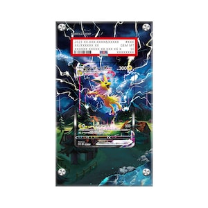 Jolteon VMAX SWSH184 Pokémon Extended PSA Artwork Protective Card Display Case image 1