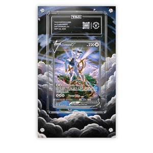 Arceus V 166/172 - Pokémon Extended TAG Artwork Protective Card Display Case
