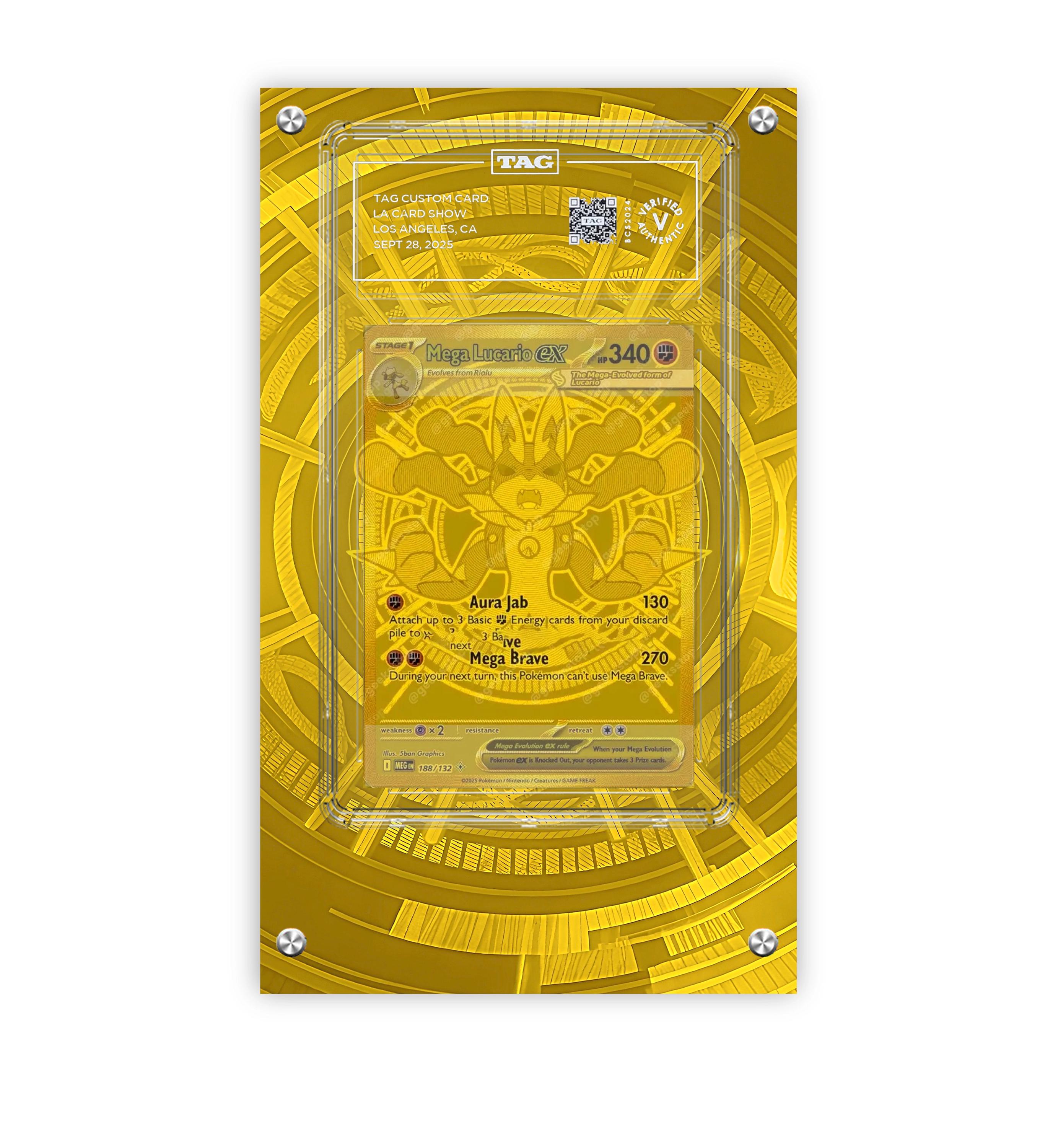 Gold Lucario Card - Etsy Australia