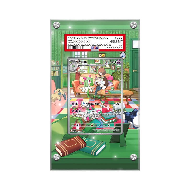 Kirlia 212/198 - Pokémon PSA Extended Artwork Protective Card Display Case image 1