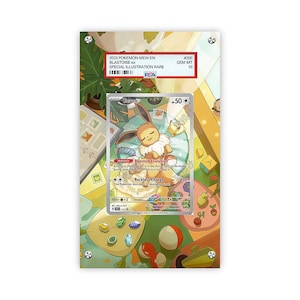 Eevee 173 - Pokémon PSA Extended Artwork Protective Card Display Case image 1