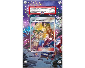 alola friends pokemon card Alola Friends (japanese) Pokémon Extended PSA Artwork Protective Display  Case