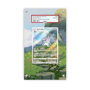 Sylveon CBB2C 15/15 - Custodia protettiva per carte con artwork esteso Pokémon PSA immagine 1