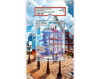 Steelix 208/182 - Pokémon PSA Extended Artwork Protective Card Display Case