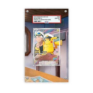 Captain Pikachu CBB1C 07 - Pokémon PSA Extended Artwork Protective Card Display Case image 1