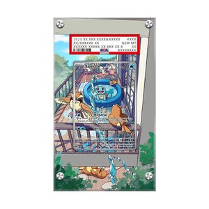 Squirtle 148/142 - Custodia protettiva per carte con artwork esteso Pokémon PSA immagine 1
