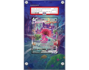 Gengar VMAX 271/264 Pokémon Extended PSA Artwork Protective Card Display Case