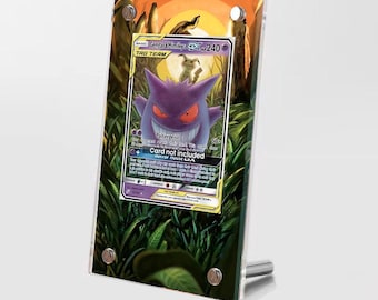 Gengar y Mimikyu GX 53/181 - Estuche protector para tarjetas con ilustraciones extendidas de Pokémon