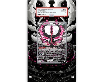 Galarian Moltres 177/198 - Pokémon PSA Extended Artwork Protective Card Display Case