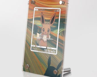 Eevee 287/SM-P SCREAM Munch - Pokémon Extended Artwork Protective Display Case