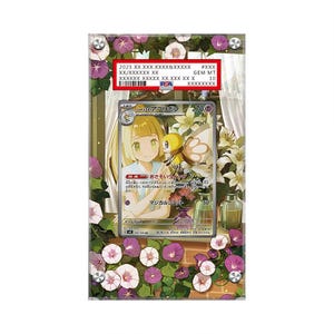 Lillie's Ribombee - Pokémon PSA Extended Artwork Protective Card Display Case image 1