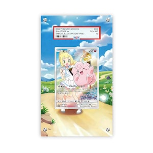 Lilie's Clefairy 178 / SM-P - Pokémon PSA erweiterte Artwork schützende Karte Vitrine Bild 1