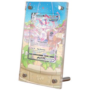 Sylveon VMAX 212/203 Pokémon erweiterte Artwork schützende Karte Vitrine