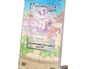 Sylveon VMAX 212/203 Pokémon Extended Artwork Skyddande Kort Displayfodral