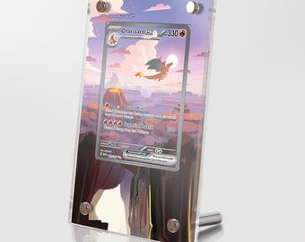 Charizard ex 199/165 - Pokémon Extended Artwork Protective Display Case