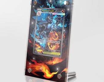 Mega Charizard X 110/080 - Pokémon Extended Artwork Protective Card Display Case
