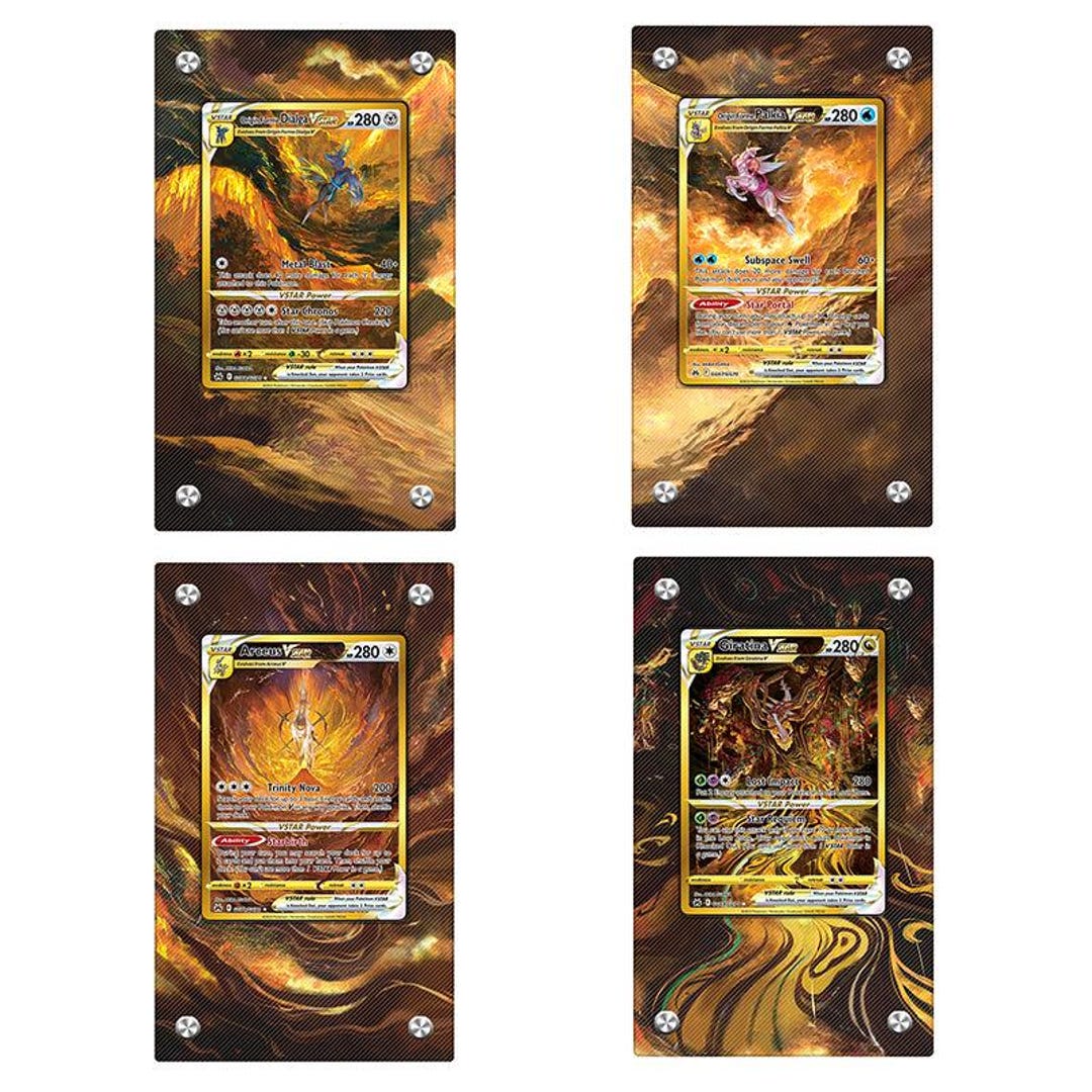 Crown Zenith Gold Cards Set - Pokémon Extended Artwork Protective