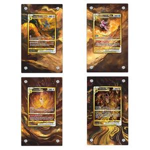 Jeu de cartes Crown Zenith Gold - Grande vitrine de protection pour oeuvres d'art Pokémon