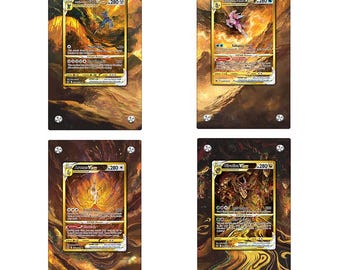 Crown Zenith Gold Cards Set - Pokémon Extended Artwork Protective Display Case
