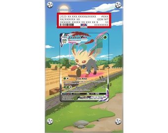 Leafeon VMAX 205/203 Pokémon Extended PSA Artwork Protective Card Display Case