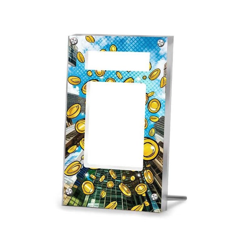 Gholdengo ex 164/131 - Estuche protector para cartas Pokémon con ilustración extendida PSA imagen 2