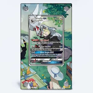 Silvally GX 227/236 - Estuche protector para cartas Pokémon con ilustraciones extendidas