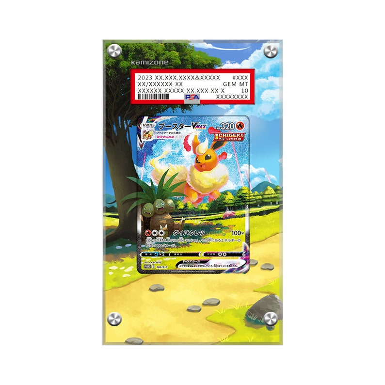 Flareon VMAX SWSH180 Pokémon Extended PSA Artwork Protective Card Display Case image 1