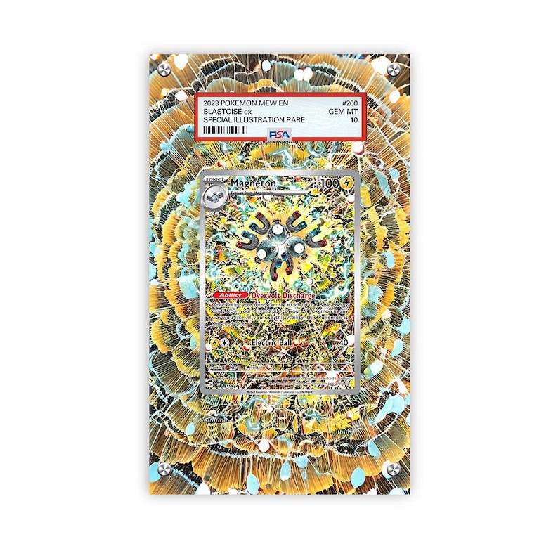 Magneton 159 - Pokémon PSA Extended Artwork Protective Card Display Case image 1