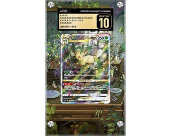 Leafeon VStar GG35Pokémon Extended CGC Artwork Protective Card Display Case