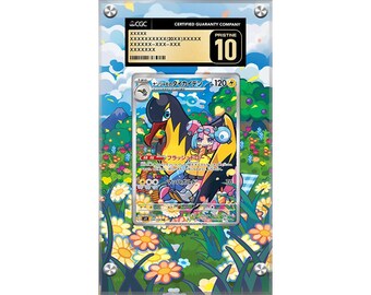 Iono's Kilowattrel - 104/100 - Pokémon CGC Extended Artwork Protective Card Display Case
