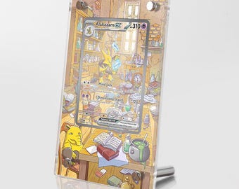Alakazam ex 201/165 - Pokémon Extended Artwork Protective Card Display Case