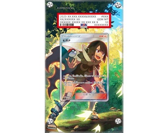 Custodia protettiva per espositore di carte Pokémon Zinnia 70/70 PSA estesa