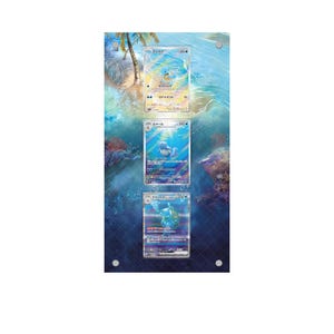 Squirtle Warturtle Blastoise - Pokémon Utökat konstverk Skyddskort Väggram