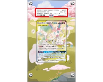 Gardevoir & Sylveon GX 205/214 Pokémon PSA Extended Artwork Protective Case