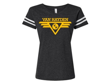 Ladies Van Hayden Football Jersey Tee