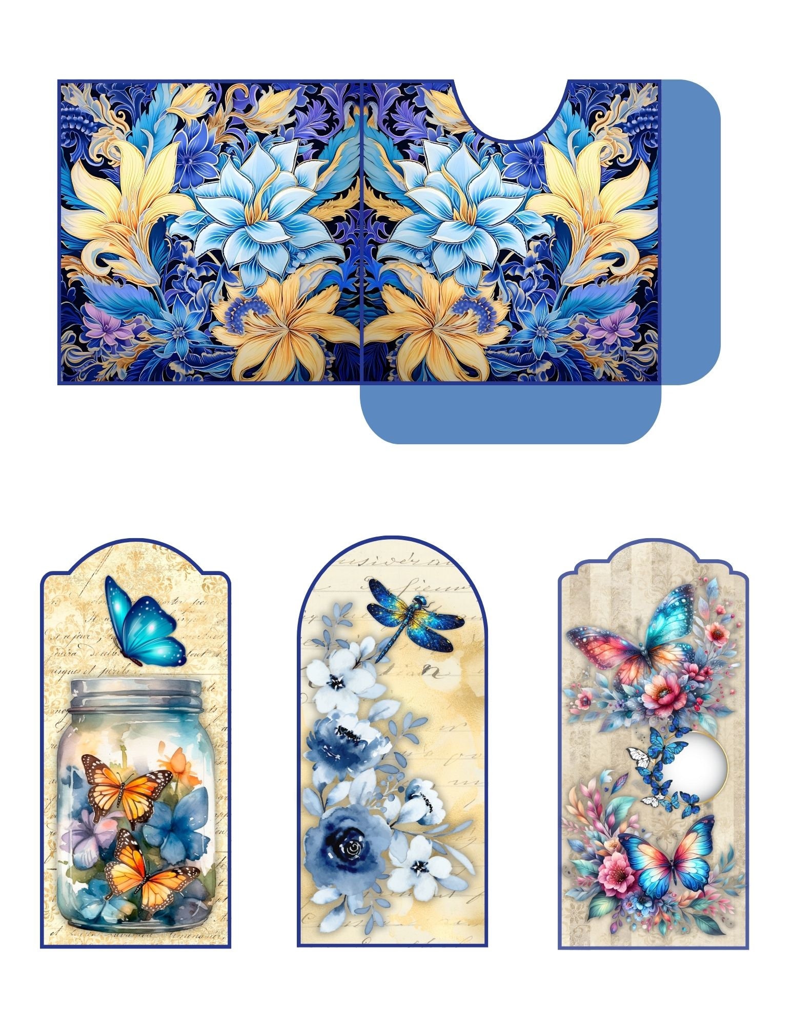 Printable Pockets and Tags, Junk Journal Ephemera, Loaded Pocket Tags ...