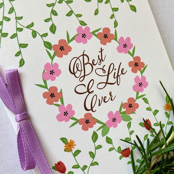 Best Life Ever Card | 4.25 x 5.5 inches