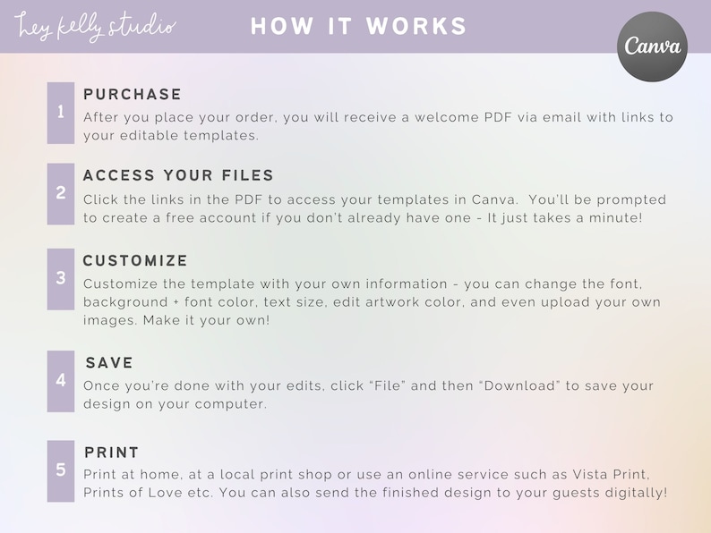 BRIDESMAID Proposal & INFO CARDS, Be My Bridesmaid Card, Digital Download Printable Wedding Stationery, Maid of Honor, Canva Template image 8