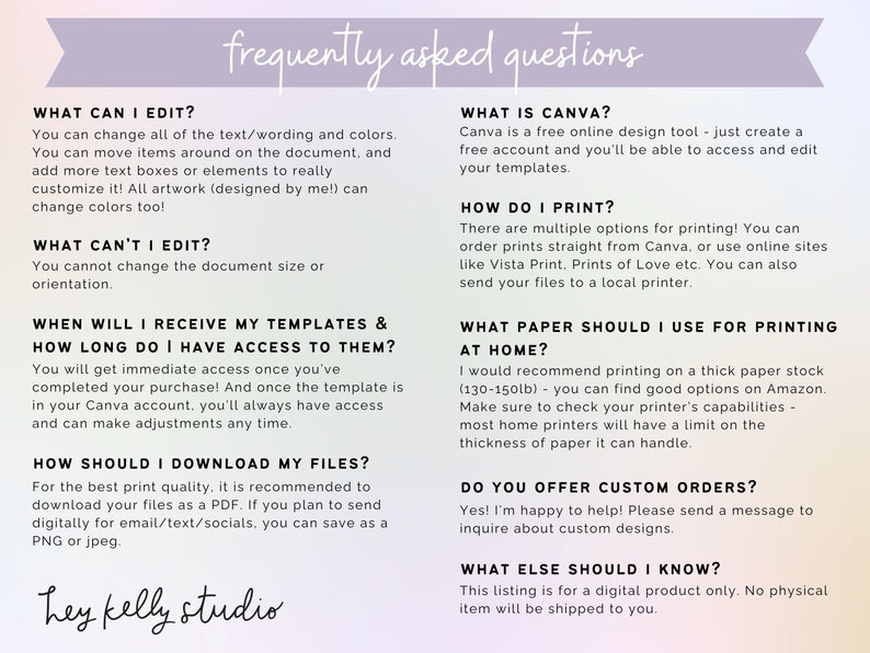 BRIDESMAID Proposal & INFO CARDS, Be My Bridesmaid Card, Digital Download Printable Wedding Stationery, Maid of Honor, Canva Template image 9