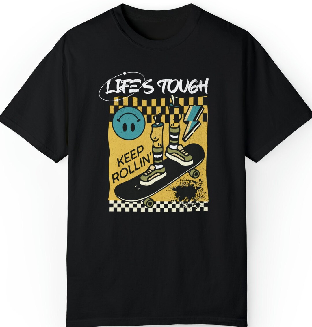 Skater Tee, Skateboarding Shirt, Graphic Tshirt, Gift for Skater