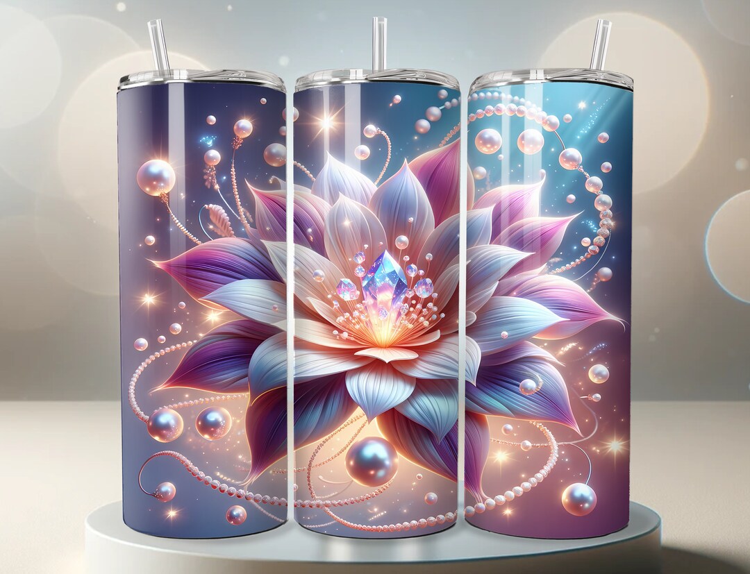 3d Floral Tumbler Wrap PNG Flower Tumbler Seamless Sublimation Designs ...