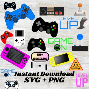 Spelbesturing Svg, Clipart videogame, Gamer Svg, Gaming Clipart, videogames Png, Game On, Level Up, Controller Svg, Joystick Svg, Png