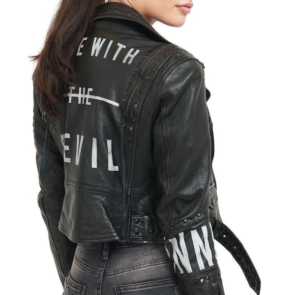 Cafe Racer Real Leather Biker Jacket Women