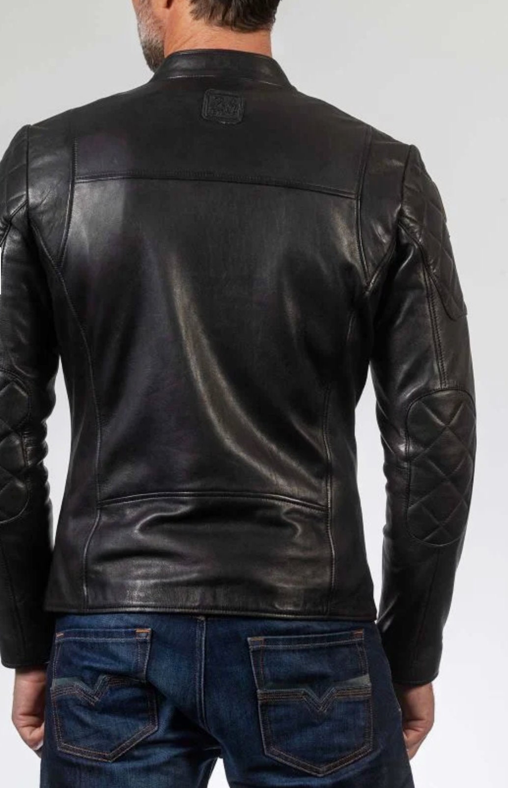 Cafe Racer Classic Mens Biker Pure Leather Jacket - Etsy
