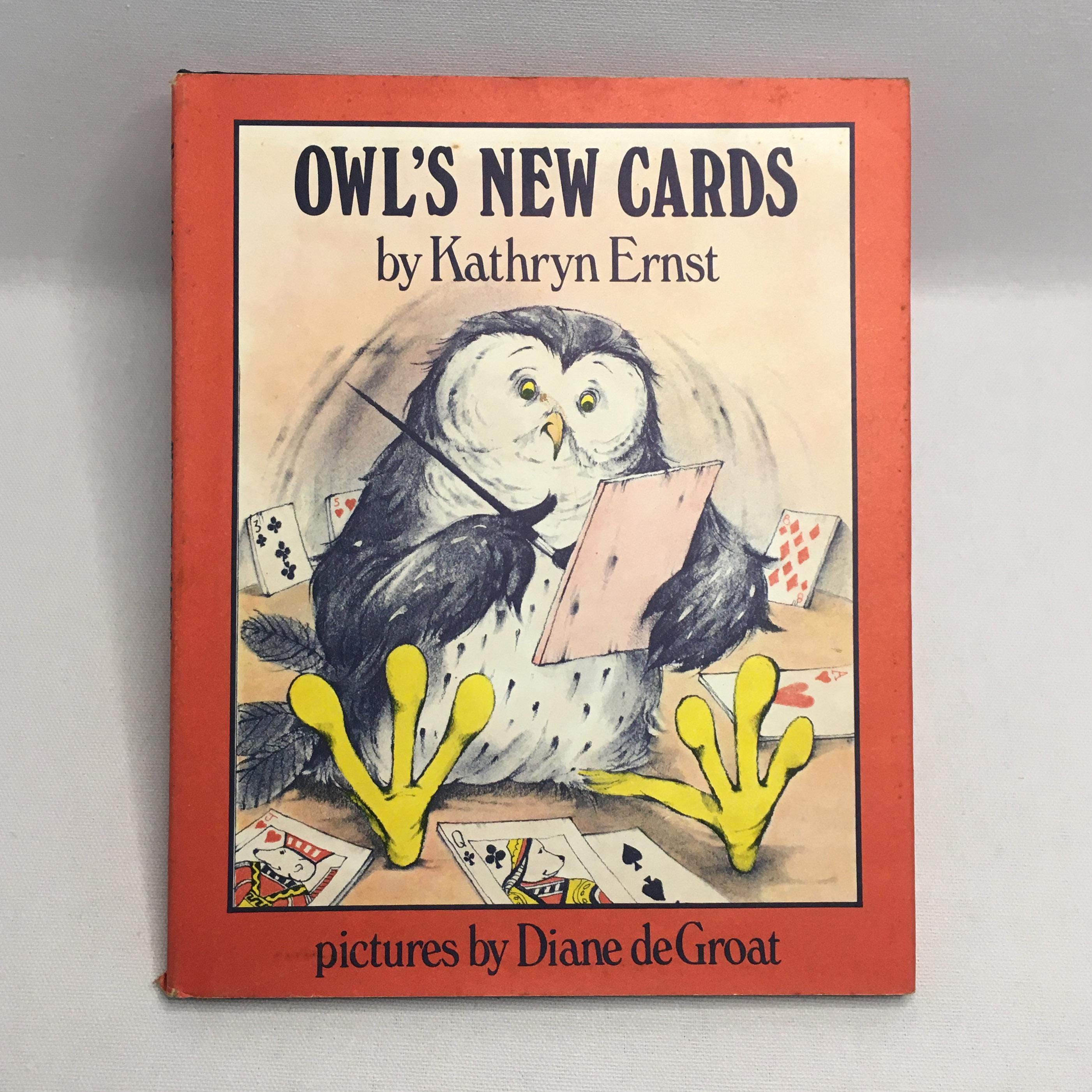Owl's New Cards by Kathryn Ernst &bull; [1977] &bull; Diane de Groat Illustrations &bull; Crown 