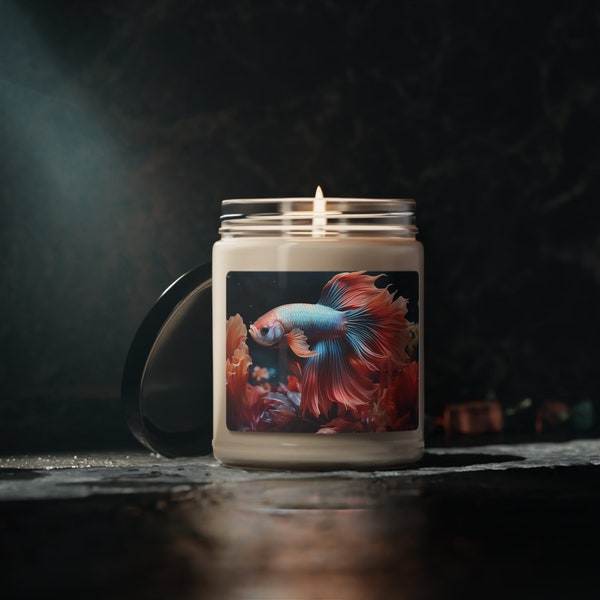 Betta Fish Scented Soy Candle, 9oz