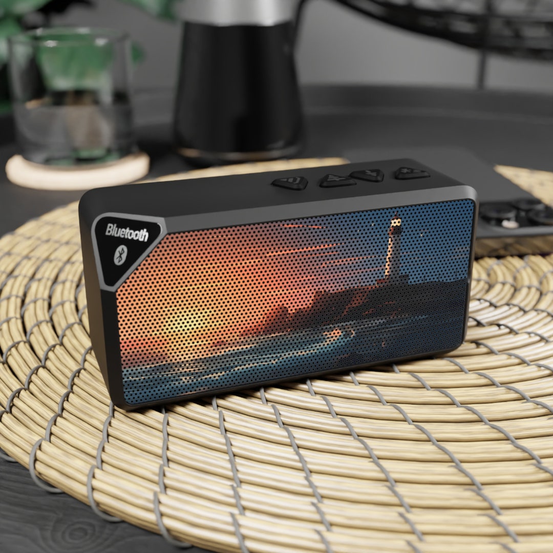 Jabba Bluetooth Speaker Lighthouse Sunset Etsy