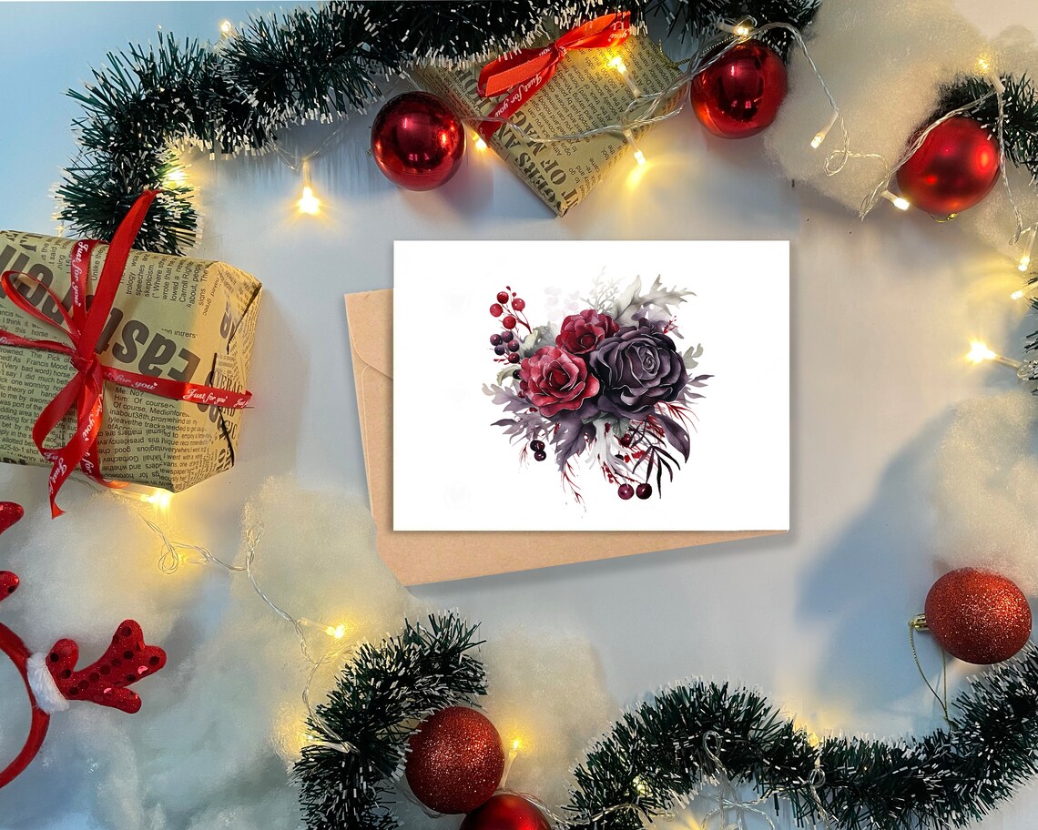 Christmas Clip Art, 30 Gothic Christmas PNG, Transparent PNG